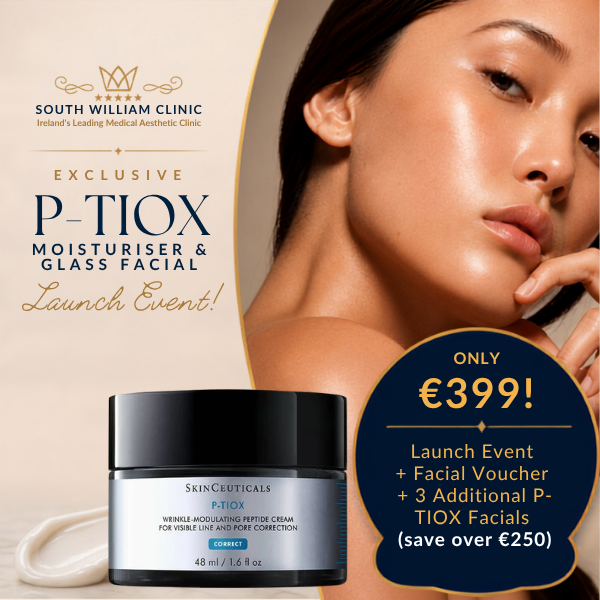 Exclusive P-TIOX VIP Event Package with New Glass Facial Treatment & Event Ticket (save over €150)