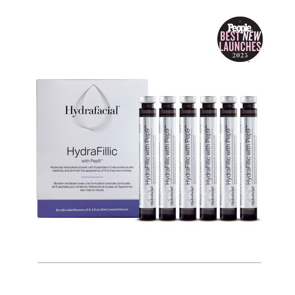 Deluxe 6-Step HydraFacial 50-Mins +New HydraFillic Pep9 Anti-Ageing Booster Course of 4 (save €401)