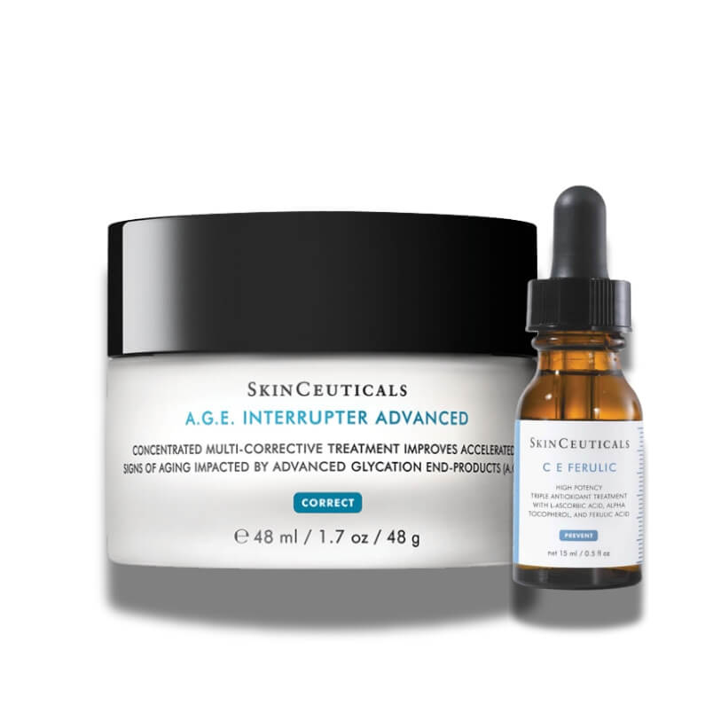 SkinCeuticals A.G.E. Interrupter Advanced + C E Ferulic 15ml FREE Bundle