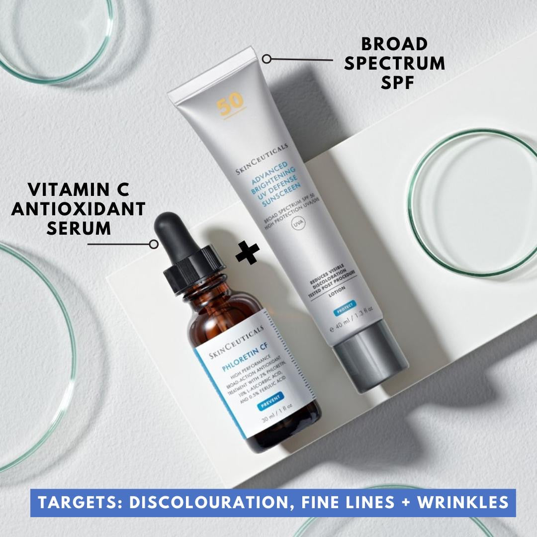 SkinCeuticals Phloretin CF Double Defence Kit for Normal/Combination Skin (FREE SPF save €60)