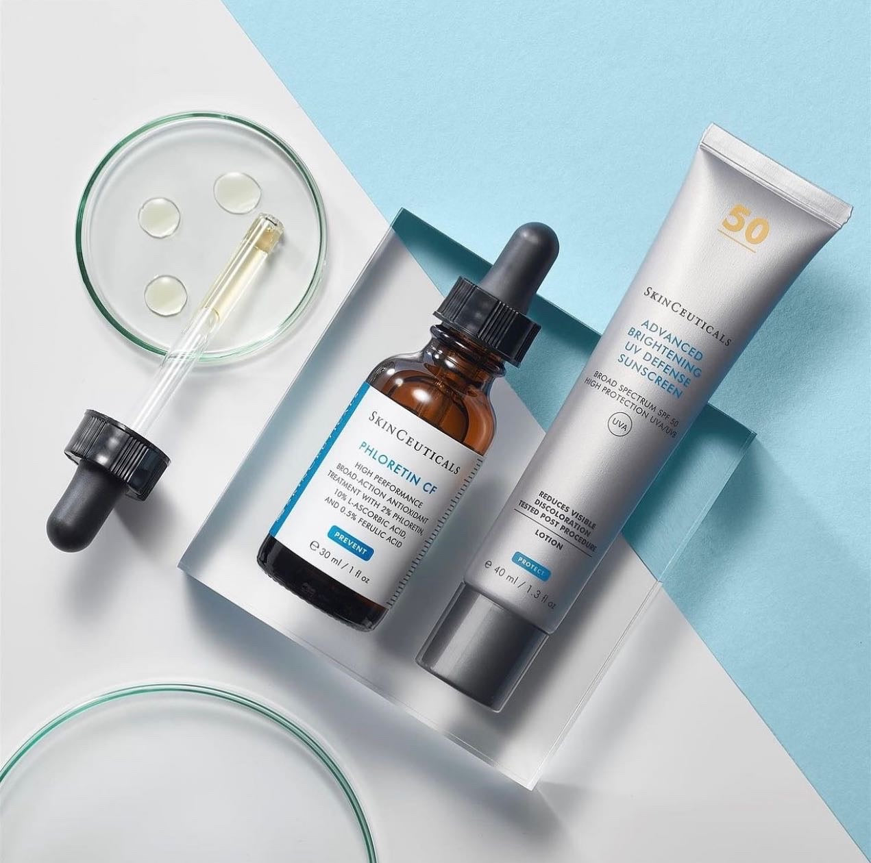 SkinCeuticals Phloretin CF Double Defence Kit for Normal/Combination Skin (FREE SPF save €60)