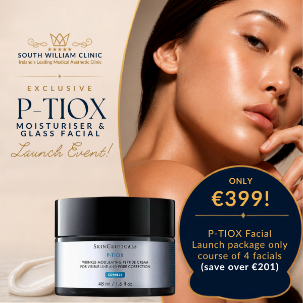 Exclusive P-TIOX VIP Event Package with New Glass Facial Treatment & Event Ticket (save over €150)