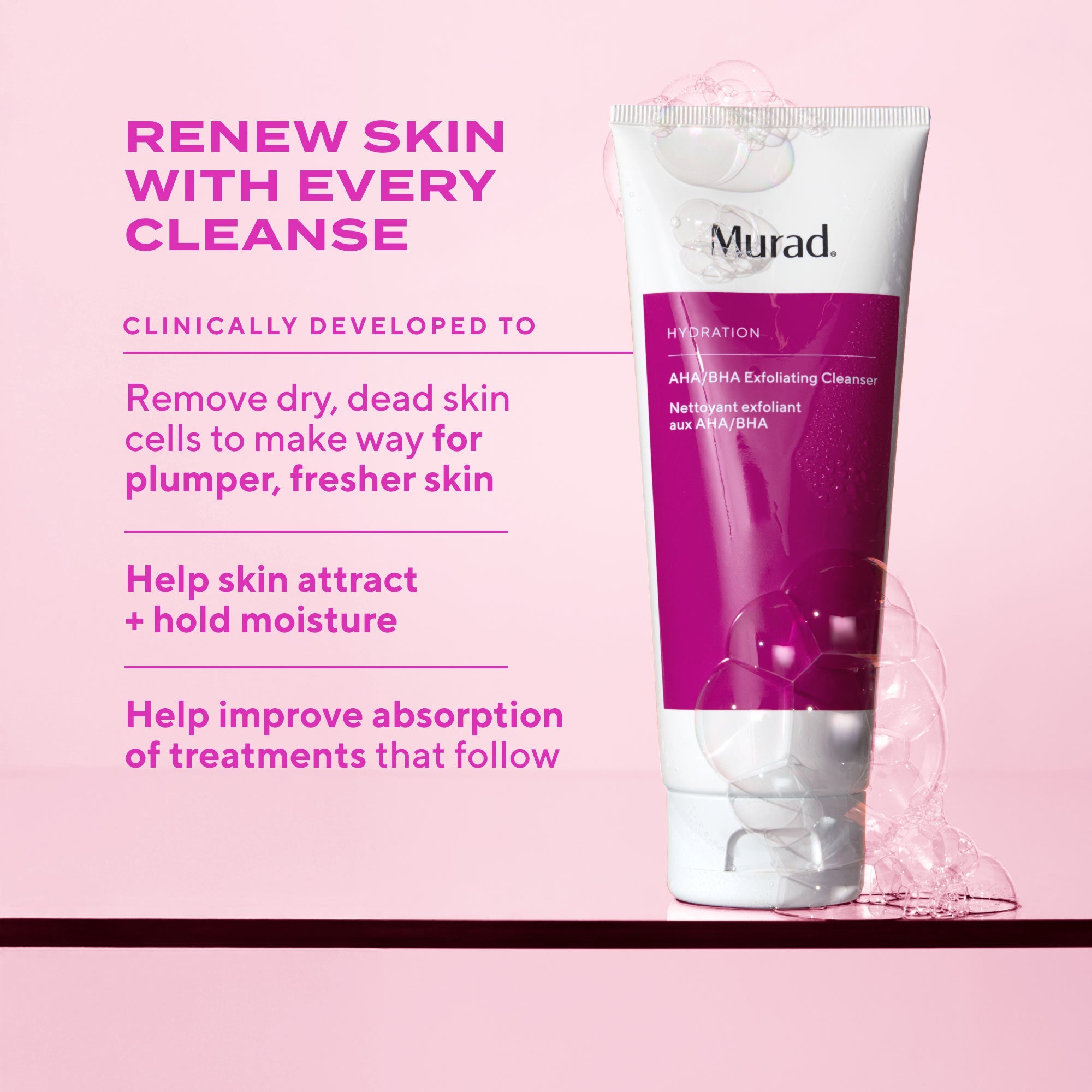 Murad AHA/BHA Exfoliating Cleanser 200ml