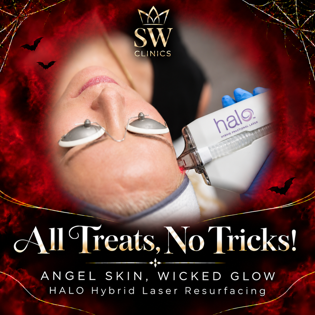 Halloween Exclusive: Angel Skin, Wicked Glow -HALO Laser Resurfacing Limited Offer (save up to €651)