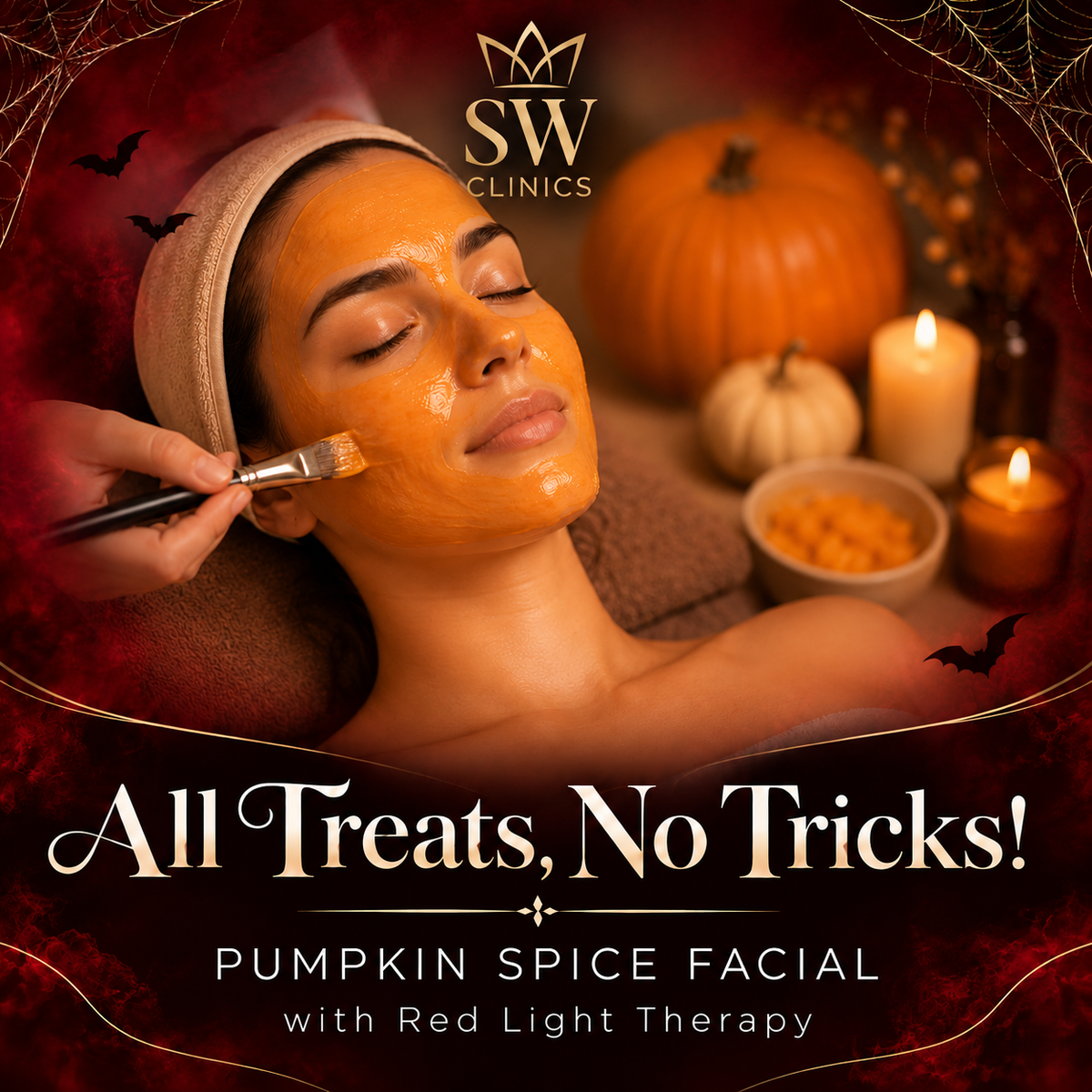 Halloween Exclusive: Pumpkin Spice Facial with Red Light Therapy from only €149!