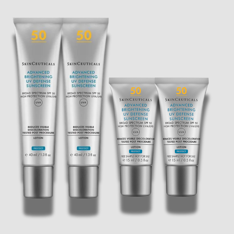 SkinCeuticals Advanced Brightening UV Defense SPF50 (2x) + (2x) 15ml FREE