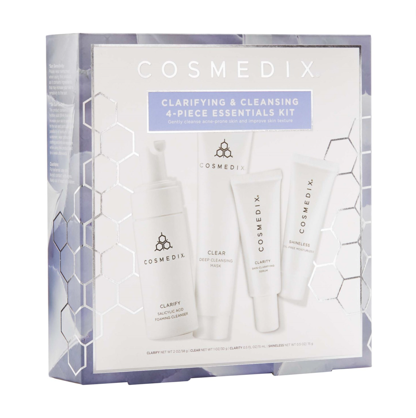 Cosmedix Clarifying & Cleansing 4-Piece Essentials Kit