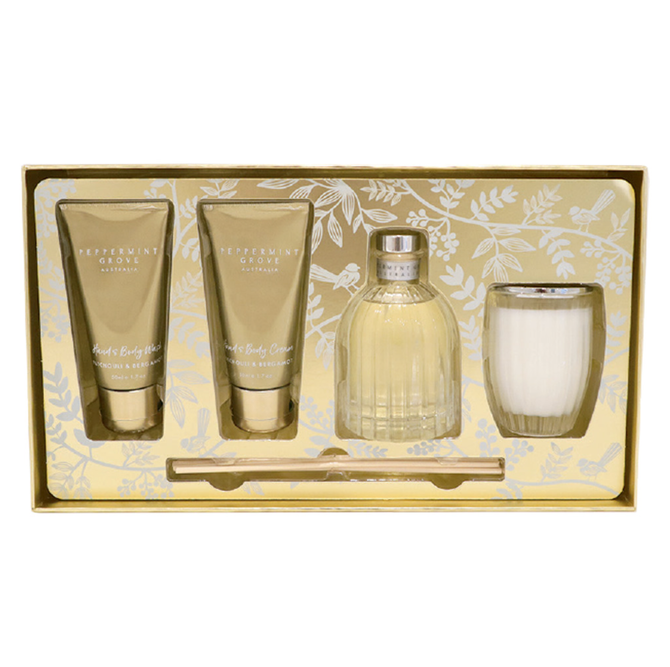 Peppermint Grove Patchouli & Bergamot Deluxe Gift Set