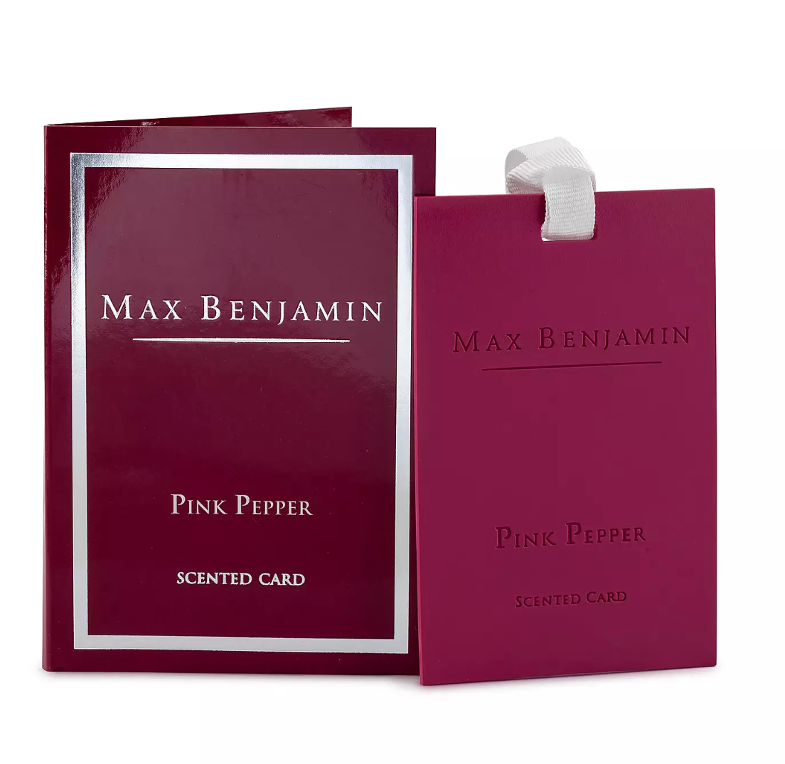 Max Benjamin Pink Pepper Scented Card